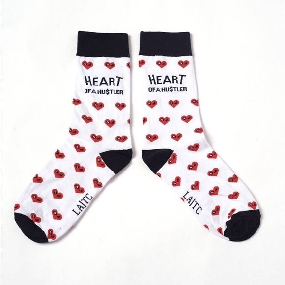 NWT heart of a hustler socks OSFM - Picture 3 of 3